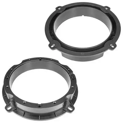tomzz Audio Lautsprecherringe Adapter Halterungen kompatibel mit Hyundai KIA i30 Ioniq Rio für 165mm DIN Lautsprecher