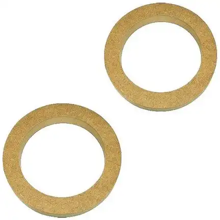 11111Distanzring MDF Version für 100mm Lautsprecher 18mm Höhe 18mm Höhe (2 Stück) adaptiert auf 100er Lautsprecher