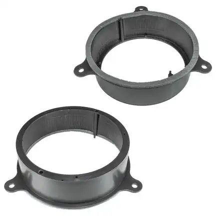 tomzz Audio Lautsprecher Adapterringe kompatibel mit Renault ZOE ab 2020 adaptiert auf 165er Lautsprecher