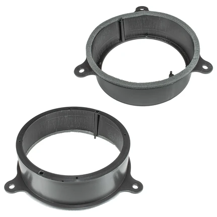 tomzz Audio Lautsprecher Adapterringe kompatibel mit Renault ZOE ab 2020 adaptiert auf 165er Lautsprecher