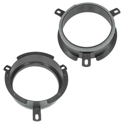 tomzz Audio Lautsprecher Adapterringe kompatibel mit Volvo C30 V40 S40 V50 V60 S60 XC60 V70 XC70 S80 adaptiert auf 165er Lautsprecher