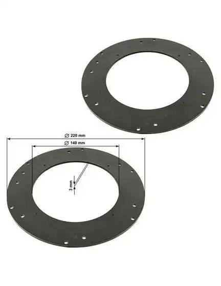 11111Lautsprecher Adapterringe kompatibel mit VW Golf T5 Touran Passat Caddy
