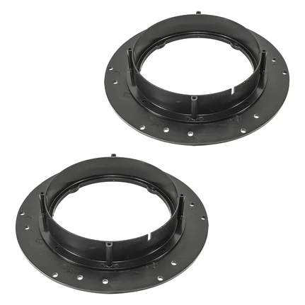 tomzz Audio Lautsprecher Adapterringe kompatibel mit VW Skoda Porsche diverse Modelle adaptiert auf 165er Lautsprecher