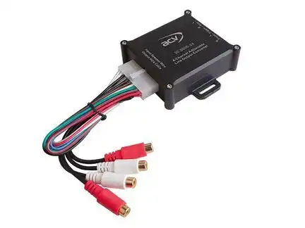 11111ACV High / Low Level Converter Adapter 4-Kanal mit Remote --- Premium Typ