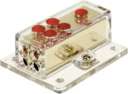 11111Verteilerblock 4 fach Gold-Edition 