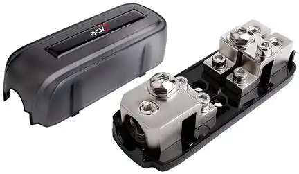 11111Mini- / ANL Sicherungsverteilerblock 1x 35-50 mm² auf 2x 10-25 mm² 