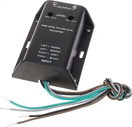 11111High / Low Level Converter Adapter 2-Kanal bis 2x 40 Watt sinus 