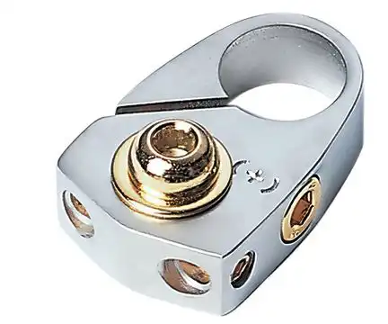 11111Batterie-Klemme 2 x 10 qm incl. Schutzkappe Pluspol silber 