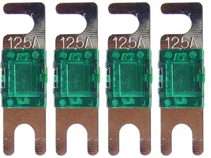 11111Mini-ANL Sicherung (4 Stk.) 125 Ampere 