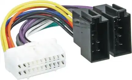 11111Autoradio Adapter Kabel kompatibel mit Chrysler Jeep adaptiert auf ISO 