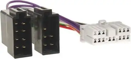 11111ACV Autoradio Adapter Kabel kompatibel mit Hyundai bis Bj. 1998 Autoradio*s adaptiert von ISO (f)