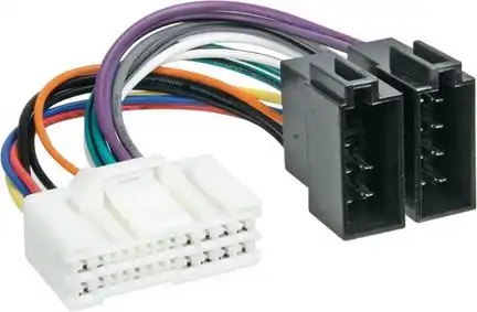 11111Autoradio Adapter Kabel kompatibel mit Hyundai Autoradio*s ab Bj. 2005 adaptiert von ISO (f)