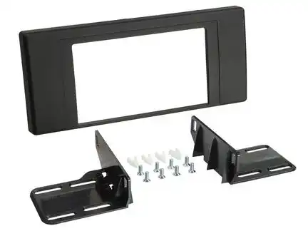 11111Radioblende kompatibel mit BMW X5 (E53) 2-DIN schwarz Bj. 2000 - 2006 