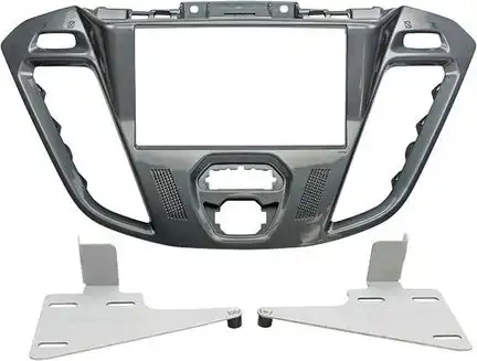 11111Radioblende kompatibel mit Ford Transit Custom Tourneo Custom (FCC) (FAC) 2-DIN piano anthrazit ab Bj. 11/2012