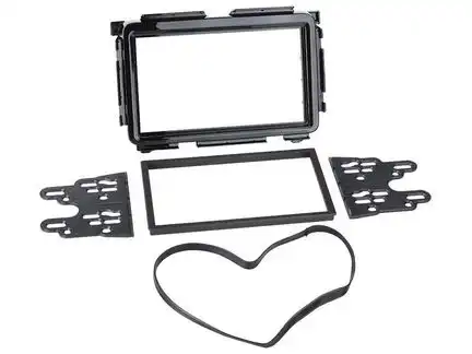 11111Radioblende kompatibel mit Honda HR-V (RU) 2-DIN schwarz ab Bj. 09/2015