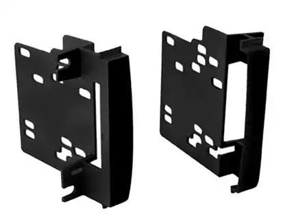 ACV Radioblende kompatibel mit VW Routan 2-DIN schwarz Bj. 2008 - 2013 