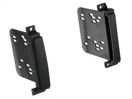 11111Radioblende kompatibel mit Jeep Grand Cherokee Compass Patriot (WK) 2-DIN schwarz ab Bj. 2011