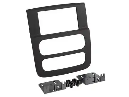 11111Doppel DIN Radioblende kompatibel mit Dodge RAM (DR) schwarz Bj. 2002 - 2006