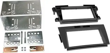 11111Radioblende kompatibel mit Mazda CX-7 (ER) (ERE) 2-DIN-Set schwarz Bj. 10/2009 - 2013