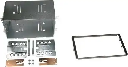 ACV Radioblende kompatibel mit Kia Optima Magentis (GE) 2-DIN-Set schwarz Bj. 10/2005 - 2010