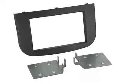 Radioblende kompatibel mit Mitsubishi Colt (Z30) (Z30G) (Z3V) 2-DIN schwarz Bj. 11/2008 - 11/2012