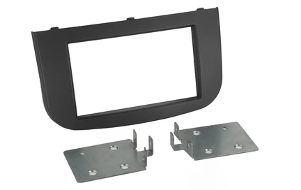 ACV Doppel DIN Radioblende kompatibel mit Mitsubishi Colt (Z30) (Z30G) (Z3V) 2-DIN schwarz Bj. 11/2008 - 11/2012