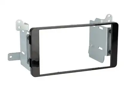 11111Radioblende kompatibel mit Mitsubishi L200 2-DIN Piano Lack schwarz ab Bj. 10/2015