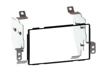 ACV Radioblende kompatibel mit Nissan Note (E11) 2-DIN schwarz Bj. 01/2005 - 09/2013