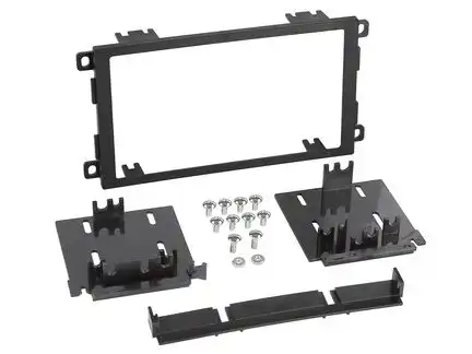 Radioblende kompatibel mit General Motors Hummer Pontiac H2 Grand AM 2-DIN schwarz