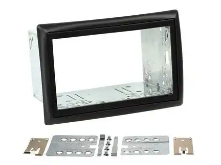 11111ACV Radioblende kompatibel mit Renault Megane II Scenic 2-DIN schwarz Bj. 11/2002 - 05/2009