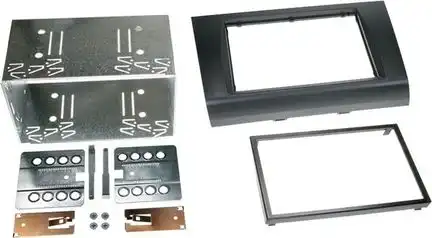 11111Radioblende kompatibel mit Suzuki Swift Swift Sport (EZ) (MZ) 2-DIN-Set schwarz bis Bj. 08/2010