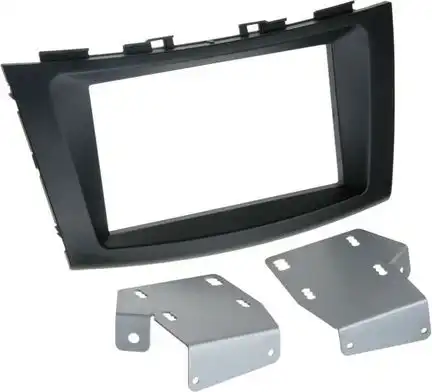 11111ACV Radioblende kompatibel mit Suzuki Swift Swift Sport (FZ) (NZ) 2-DIN-Set schwarz 2010-2017