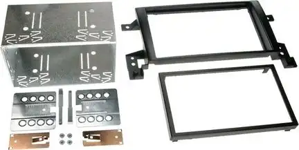 11111Radioblende kompatibel mit Suzuki Grand Vitara (JT) 2-DIN-Set schwarz 