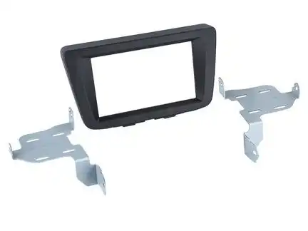 11111Radioblende kompatibel mit Suzuki Baleno (EW) 2-DIN schwarz ab Bj. 04/2016