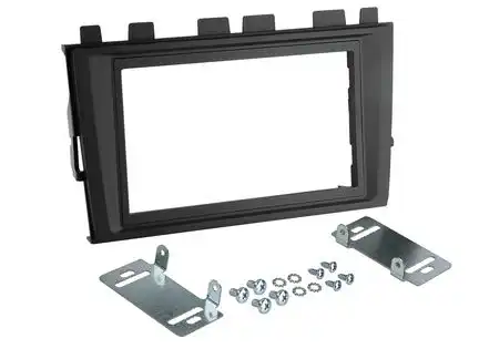 11111Radioblende kompatibel mit VW T6.1 Polo AW1 2-DIN schwarz 
