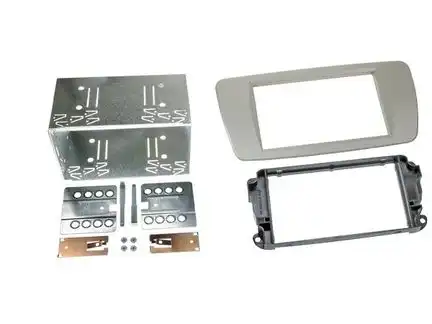 11111Radioblende kompatibel mit Seat Ibiza Ibiza ST 2-DIN-Set dublingrau 