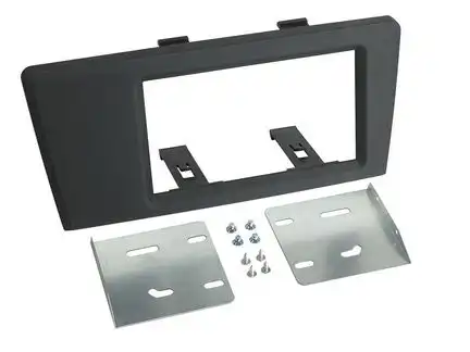 11111Radioblende kompatibel mit Volvo S60 V70 XC70 2-DIN-Set schwarz Bj. 2000 - 09/2003