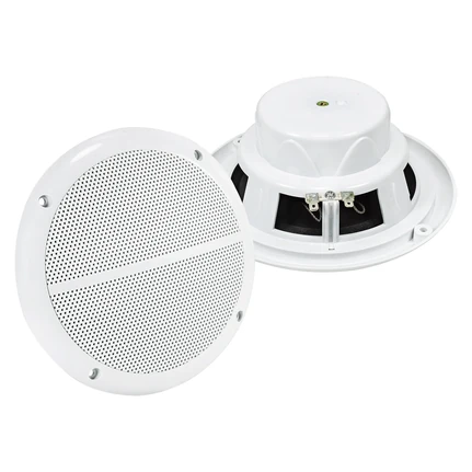 MARINE Koaxial Lautsprecher-Satz DIN 165 2-Wege 100 Watt 8 Ohm für Boot Yacht Bad Feuchtraum Outdoor