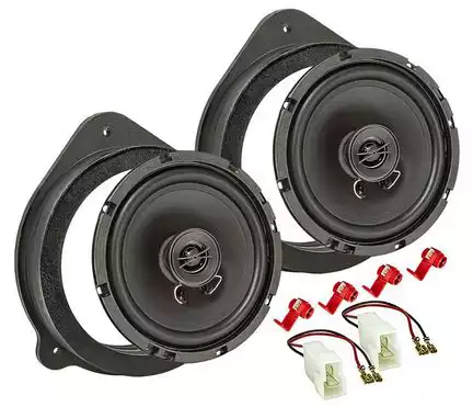 MDF Lautsprecher Einbau Set kompatibel mit Audi Seat A3 A4 Exeo 165mm 2-Wege Koaxial System TA16.5-PRO