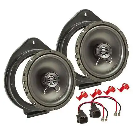 11111Lautsprecher Einbau Set kompatibel mit Chevrolet Cadillac Hummer Cobalt HHR Cruze Camaro Impala Malibu Escalade H2 H3 165mm 2-Wege Koaxial System TA16.5-PRO