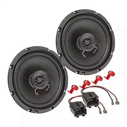 tomzz Audio TA16.5-PRO Lautsprecher Einbau Set kompatibel mit Citroen C2 C3 DS3 C5 C6 Xantia 165mm 2-Wege Koaxial System