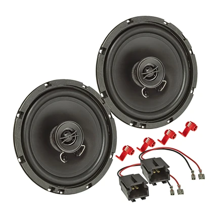 tomzz Audio TA16.5-PRO Lautsprecher Einbau Set kompatibel mit Citroen C2 C3 DS3 C5 C6 Xantia 165mm 2-Wege Koaxial System