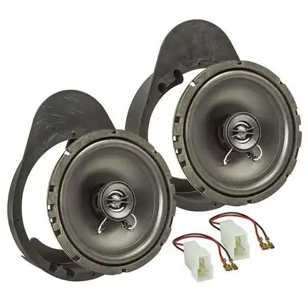 Lautsprecher Einbau Set kompatibel mit Ford Escort Orion 165mm 2-Wege Koaxial System TA16.5-PRO