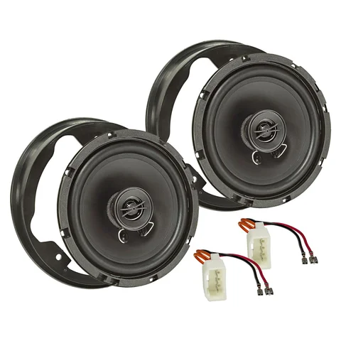 11111Lautsprecher Einbau Set kompatibel mit Ford S-Max Galaxy 165mm 2-Wege Koaxial System Pioneer TS-G1720f