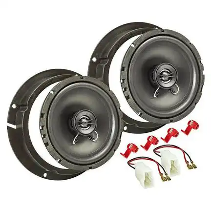 11111Lautsprecher Einbau Set kompatibel mit Kia Niro Sportage Soul Carnival 165mm 2-Wege Koaxial System TA16.5-PRO