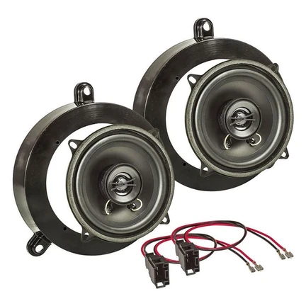 tomzz Audio Lautsprecher Einbau Set kompatibel mit Mercedes C-Klasse W203 S203 130mm 2-Wege Koaxial System TA13.0-PRO