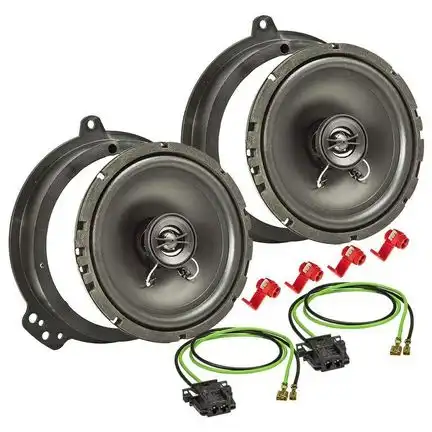 Lautsprecher Einbau Set kompatibel mit Mercedes E-Klasse CLS (W211) (C219) 165mm 2-Wege Koaxial System TA16.5-PRO