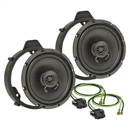 Lautsprecher Einbau Set kompatibel mit Mercedes A-Klasse B-Klasse W176 T246 165mm 2-Wege Koaxial System TA16.5-PRO