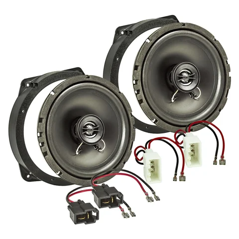 11111Lautsprecher Einbau Set kompatibel mit BMW Mini 165mm 2-Wege Koaxial System Pioneer TS-G1720f