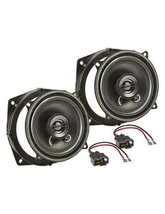 tomzz Audio Lautsprecher Einbau Set kompatibel mit Mitsubishi Colt Z30 130mm 2-Wege Koaxial System TA13.0-PRO